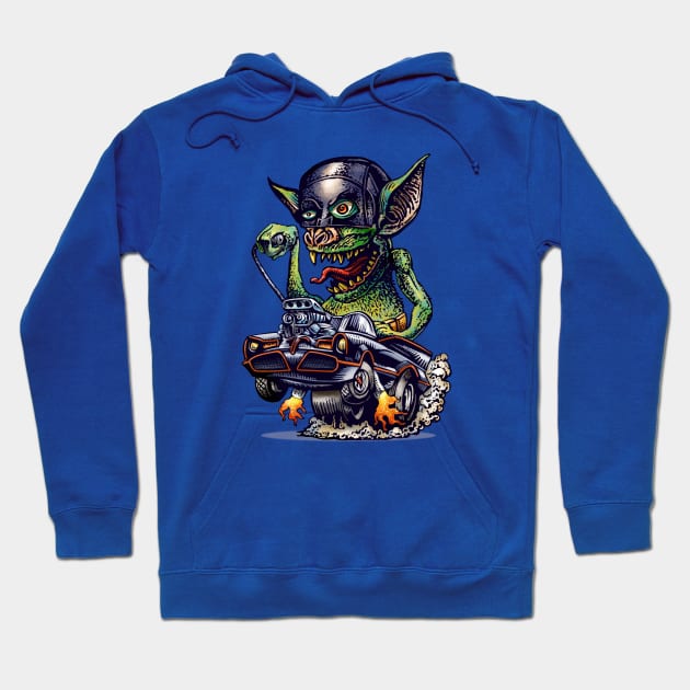 Bat Dragster Hoodie by ChetArt